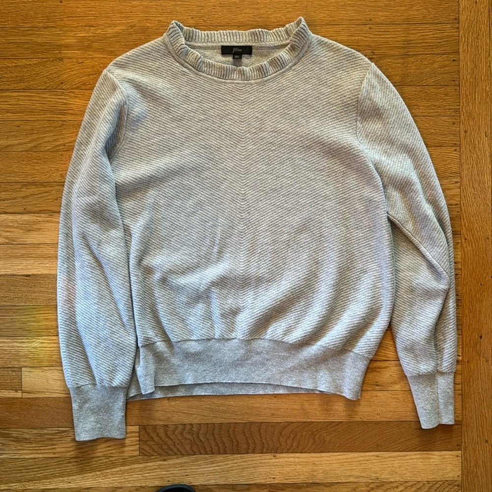 Gray jcrew sweater - xl